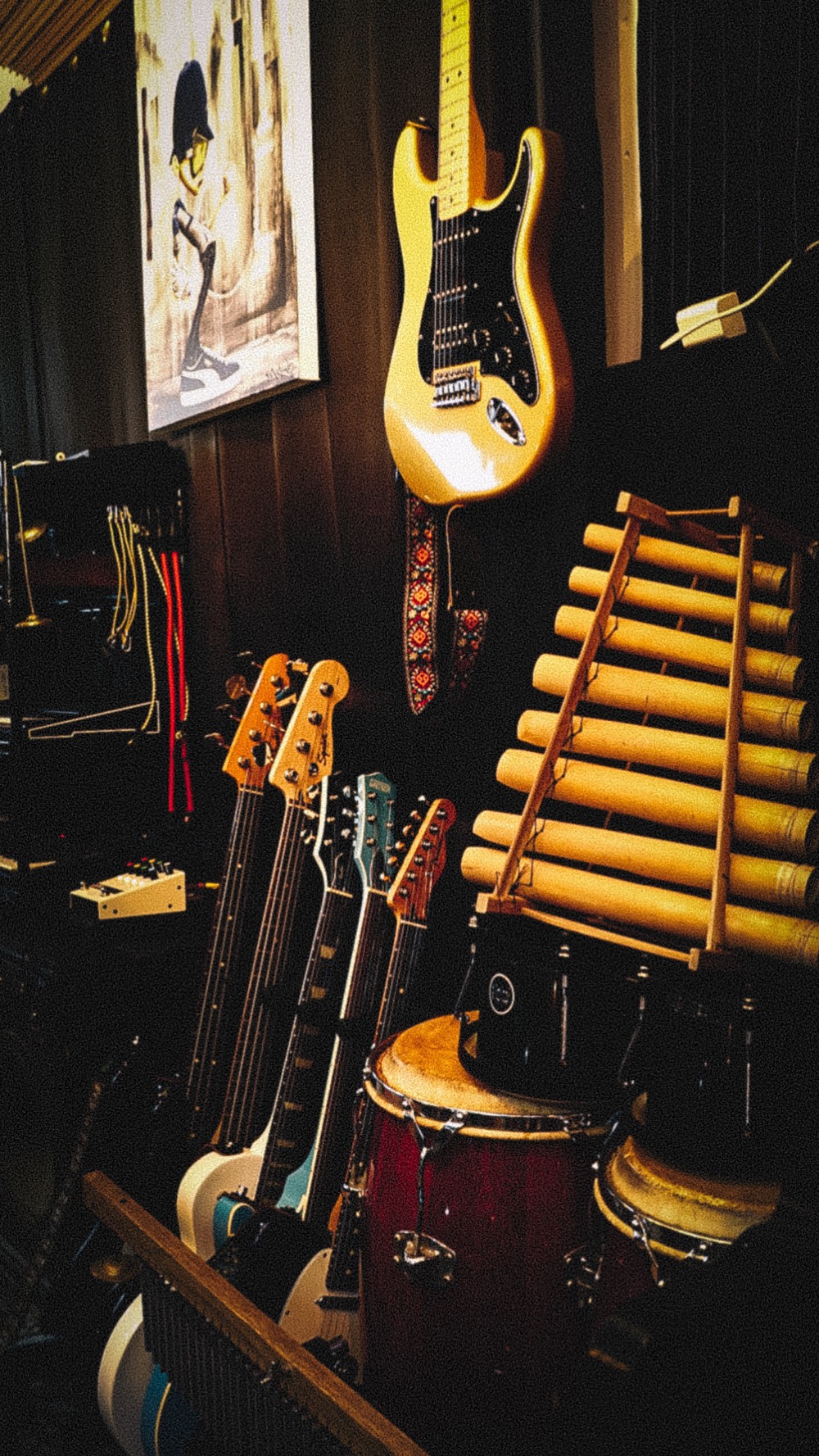 Guitars, congas and percussion